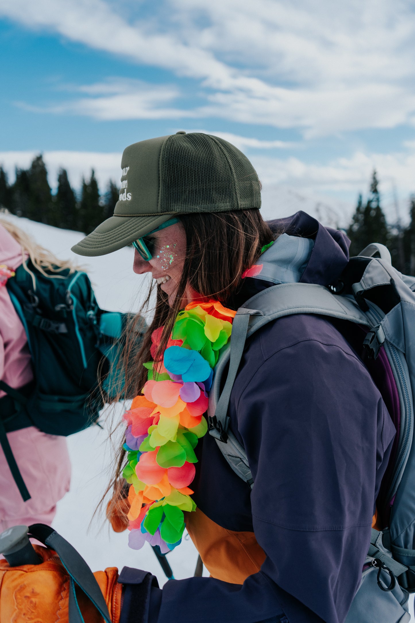 Your Mom Shreds Evergreen Trucker Hat - "Glades"