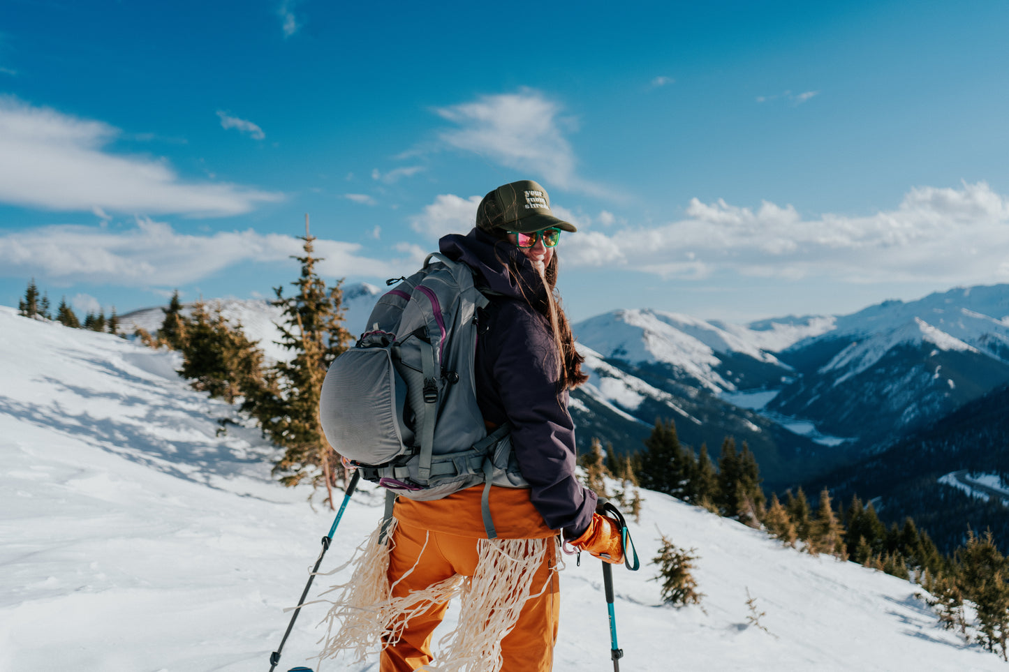 Your Mom Shreds Evergreen Trucker Hat - "Glades"