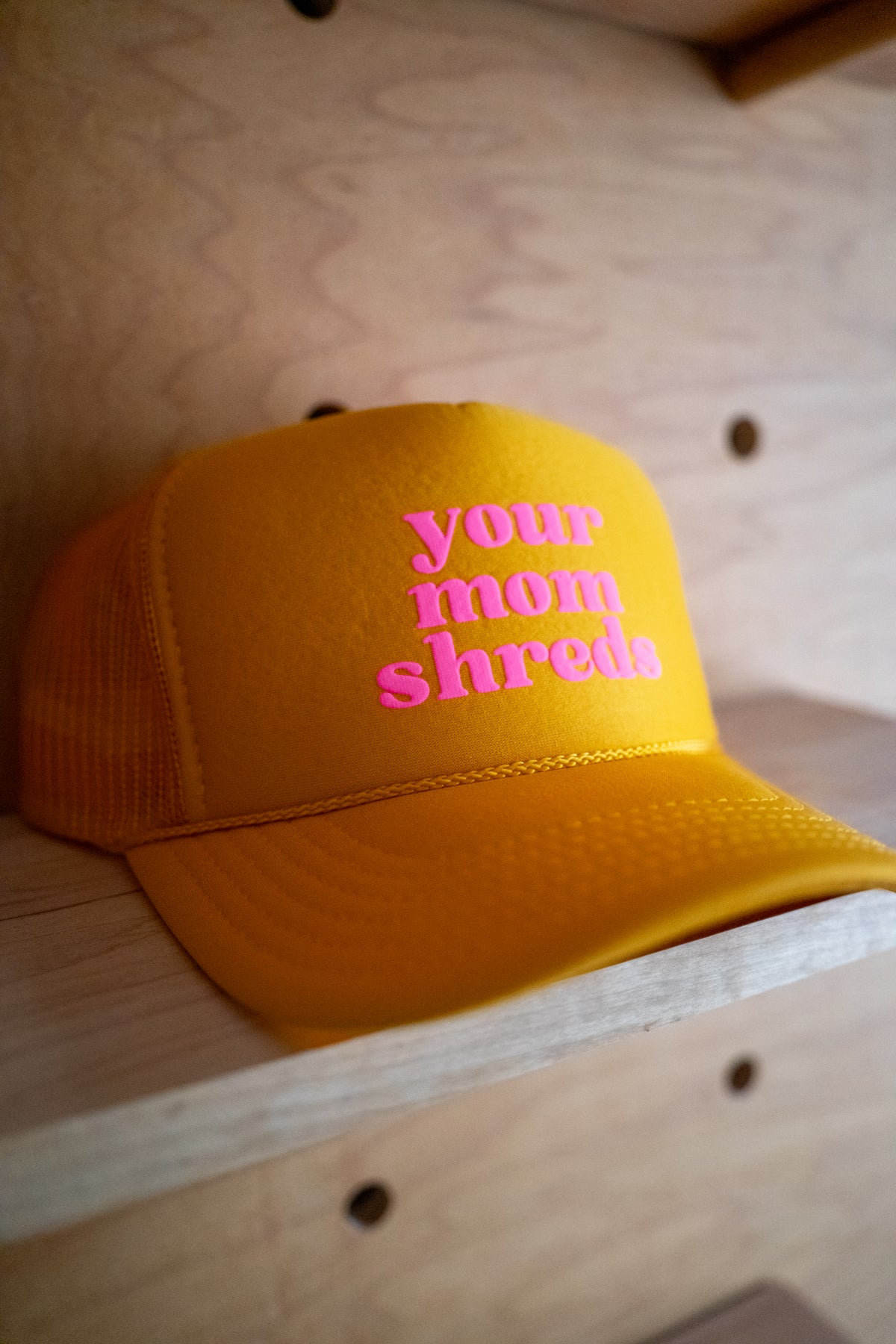 Your Mom Shreds Printed Trucker Hats